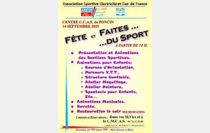 Fêtes du sport à Poncin