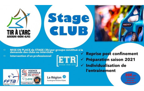 Stage de reprise de fin août 2020